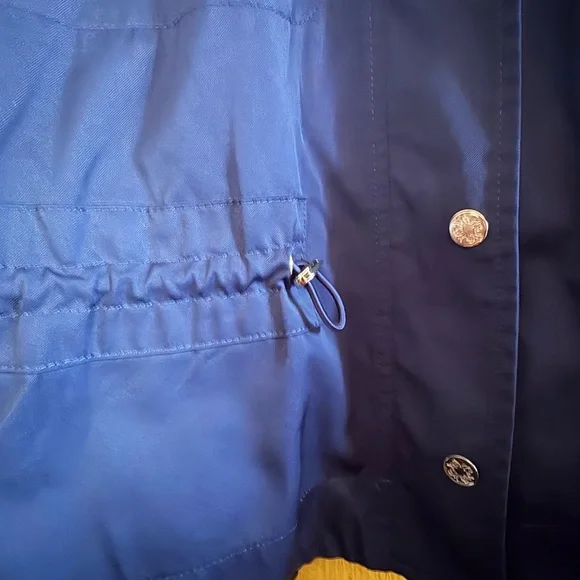 White House Black Market Navy Utility Jacket - Picture 4 of 8